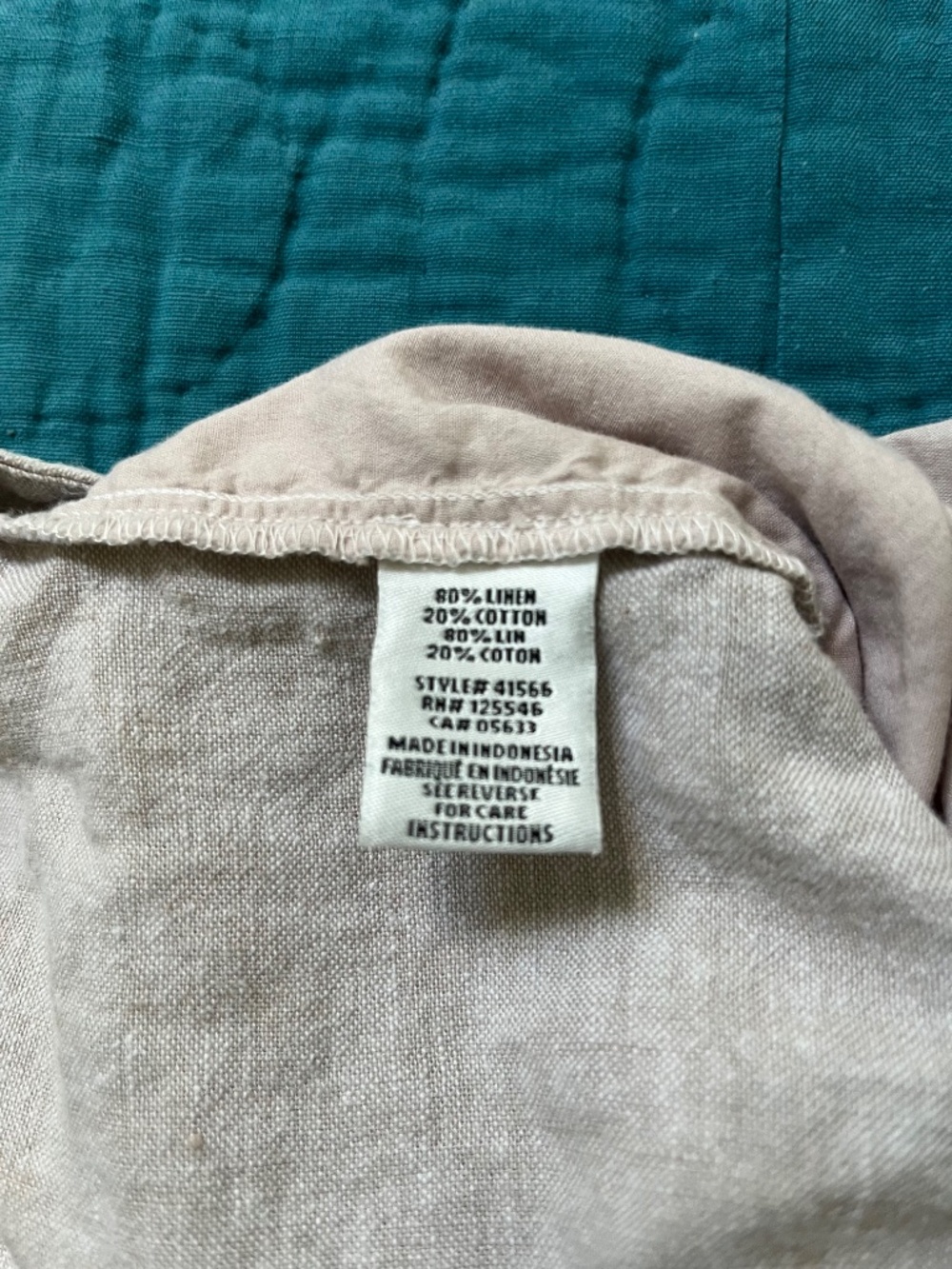 Habitat Linen pants M - Picture 4 of 5